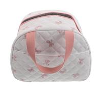 BCOATH Large Capacity Insulated Lunch Tote Bag with Quilted Cotton Material and Zippered Closure, Maintains Food Temperature and Prevents Condensation, for Office and Holidays