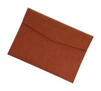BCOATH Large Capacity Pu Leather Document File Bag for Business People Lightweight Office File Case with Reasonable Internal Space Design Brown Stylish Briefcase for Work and Travel