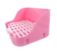 BCOATH Large Capacity Rabbit Litter Box with Safe Mesh Edges for Small Pets Training Guinea Pig Litter Tray and Hamster Toilet Potty for Bunny and Small Pet Hygiene