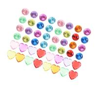 BCOATH Large Plastic Gemstones Vase Filler for Party Decorations Acrylic Treasure for Pirate-themed Pool Diving Game Jewels and Craft Supplies