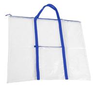 BCOATH Large Poster Storage Bag with Sturdy Plastic Material and Separate Compartments for Classification, Practical Design for Bulletin Board, Drawing Painting Sketch Bag
