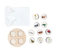 BCOATH Life Cycle Model with Animal Growth Cycle Figures and Educational Tray Cognitive Plaything for Learning Nature Stages Creative School Project Activity