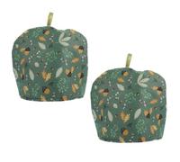 BCOATH Lightweight Cotton Teapot Warmer 2pcs Stylish Cover with Dirt Prevention, Keep Warm for Home and On the Move