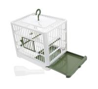BCOATH Lightweight Portable Parrot Travel Carrier Cage with Stand Removable Tray Foldable Bird Cage for Cockatiels Parakeets Small Birds for Travel Outdoor Activities
