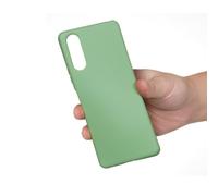 BCOATH Liquid Silicone Phone Case for 10 II Phone Shockproof Scratch Resistant Comfortable Grip with Lanyard for Family and Friends Light Green