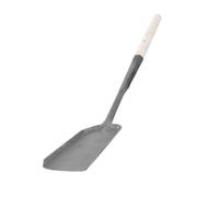 BCOATH Long Handle Stove Shovel for Scooping Coal and Ashes, Practical Iron and Wood Fireplace Cleaning Shovel, for Kitchen and BBQ Use