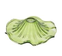 BCOATH Lotus Leaf Green Glass Lamp Shade for Pendant and Ceiling Light, 1.65' Hole, Retro Artistic Design, Soft and Even Illumination, Suitable for Romantic Evenings and Home Decor
