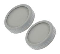 BCOATH Mason Jar Lids Leakproof Wide Mouth Silicone and Pp Material 2 Sets Jar Caps for Canning Suitable for Milk Tea Shop and Coffee Shop Use
