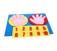 BCOATH Math Addition and Subtraction Board Non-woven Fabric Teaching Aid Educational Number Portable Reusable Arithmetic Learning Tool for Early Childhood