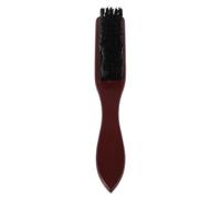 BCOATH Mens Beard Care Brush with Wooden Handle and Nylon Bristles for Thorough Cleaning and Hair Styling, Vintage Retro Design Brown Beard Grooming Brush for Daily Use