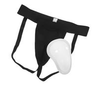 BCOATH Men's Boxing Groin Protector Cup for High-impact Sports Mma Football Baseball Kickboxing Reinforced Athletic Guard with Cotton Fabric for Lacrosse and Martial Arts Training