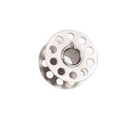 BCOATH Metal Bobbins and Simple Practical Design for Household Sewing Machine 10pcs Sturdy Hard Metal with Notch the Centre, Easy to Use for Home Sewing Projects