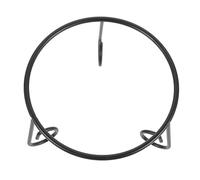 BCOATH Metal Gazing Ball Stand for Garden Display Black Crystal Sphere Holder Detachable Base Suitable for Outdoor Home Decor