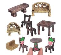 BCOATH Micro Landscape Mini Figurine Decor Resin Mossy Succulent 2X1.2X1.2 Inch for Dollhouse and Window Sill Display