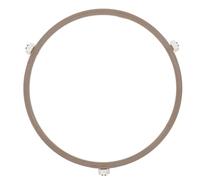 BCOATH Microwave Turntable Plate with Abs Plastic Microwave Roller Ring Providing Optimal Support and Easy Setup with Rotating Plate Tray Rings
