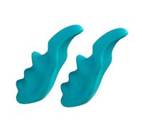 BCOATH Mini Thumb Massager Set 2pcs Plastic Trigger Point Massage Tools with Ergonomic Design for Home Use and Travel, Thumb-Shaped Acupoint Massagers in Green