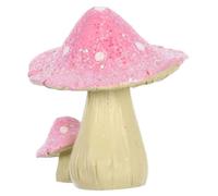 BCOATH Miniature Dollhouse Furniture Scale Resin Miniature Mushroom Decor for Bjds and Elf Fairy Gardens Detailed Tiny Craft Mushrooms for Micro Landscape and Dollhouse Accessories