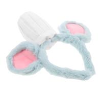 BCOATH Mouse Chef Hat Headband with Soft Green Plush Rat Ears, Birthday Party Costume Accessory for Women and Men, ’ Cosplay Headwear for Role Play and Holiday Events