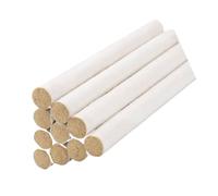 BCOATH Moxa Sticks Handmade Natural Moxa Rolls 10pcs White Solid Moxibustion Stick for Acupoint Therapy and Family Use
