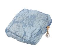 BCOATH Multi-Function Portable Period Pouch with Zipper Large Capacity Sanitary Pad Storage Bag for Women and Makeup Organizer and Mini Cosmetic Accessory Holder for School Office Travel