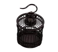 BCOATH Multipurpose Cricket Carrier Portable Hamster Cage Decorative Home Pet Habitat Vintage Style Plastic Travel Crate