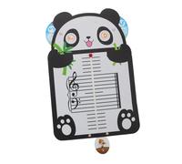 BCOATH Music Note Board Rhythm Learning Cards for Beginners Kids Panda Design Portable Music Staff Whiteboard for Home School and Piano Practice
