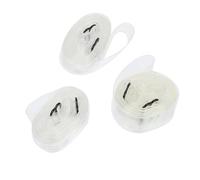 BCOATH Music Score Fixing Belt 3pcs White TPU Metal Book Page Holder for Piano Sheet During Performance Supply