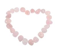 BCOATH Natural Rose Quartz Tumbled Stones Irregular Polished Crystal Rocks Bulk Healing Gemstones for Vase Fillers Plant Decor DIY Jewelry Crafting