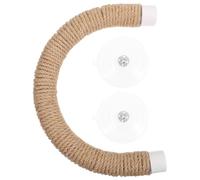 BCOATH Natural Wood Parrot Claw Sharpening Toys Rope Ladder for Birdcage Small Parrot Foot Perch Stand for Parakeets and Caged Birds