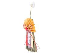 BCOATH New Year Ornament Decor Japanese Style Straw Craft Ornament Non-fading Plastic Material Stand Steadily for Restaurant Decor Tabletop Accent