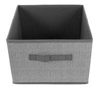 BCOATH Non-woven Fabric Open Storage Bin 16l Square Grey Organiser