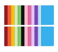 BCOATH Notepad for Meeting Notes 20pcs A6 Small Lined Pocket Memo Book Paper Material Compact Portability and Organised Note Taking and Creative Random Color for Students and Women