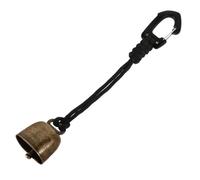 BCOATH Outdoor Bear Bell Metal Hiking Survival Bell with Antique Finish Lightweight Pet Locator for Camping Climbing Fishing Safety Gear