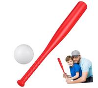 BCOATH Outdoor Plastic Baseball Bat and Ball Set for Interactive Sports to Enhance Hand-eye Coordination and Teamwork Comfortable Grip Suitable for Boys and Playtime Random Color