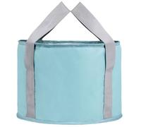 BCOATH Outdoor Portable Soaking Bucket Foldable Foot Bath Basin Large Capacity Blue PVC Aluminum Film for Travel Camping
