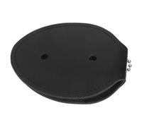 BCOATH Oval Badge Holder with Heavy Duty Metal Clip and Necklace Chain Multifunctional Id and Name Tag Protector for Work Events and Security Staff Flexible Wear as Belt Clip Necklace