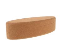 BCOATH Oval Shape Cork Yoga Blocks Natural Cork Material Supportive Fitness Aid for Women Beginners and Advanced Yoga Dance Stretching Balance Enhancer
