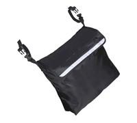 BCOATH Oxford Wheelchair Hanging Storage Bag Back Tote Organizer with Quick Hooks for Elderly Seniors Adults Stylish Black Travel Accessory for Mobility Scooters and Electric Chairs