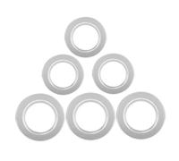 BCOATH Parrot Nest Box Conure Breeding Box Cage Accessory 6pcs Bird House Hole Guards Metal Guards Replacement for Birds Nest Box Hole Guards Accessory