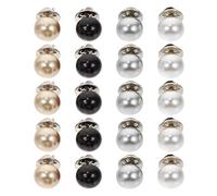 BCOATH Pearl Safety Brooch Pins Stylish Clothing Decorations 20pcs for Clothes and Sweaters for Random Color No Tools Required with Tight Hold, Plastic and Stainless Steel Material