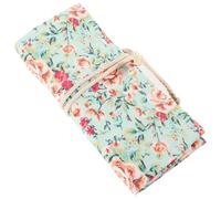 BCOATH Pencil Roll up Case Pouch for Pencils Fashionable Canvas Material Large Capacity Multiple Fixed Positions Prevent Pen Point Breaking Suitable for Art Students Art Bags