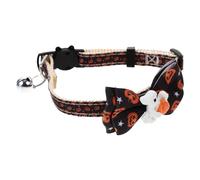 BCOATH Pet Dog Cat Adjustable Bow Collar for Halloween Party Stylish Neck Decoration for Cats and Dogs Unique Pumpkin for Festive Occasions