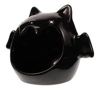 BCOATH Pet Hamster Hideout Bat-shaped Comfortable Rest and Safe to Play Hide Ceramic Hamster Bed and Small Animal Hideout for Small Pets for Summer Cooling