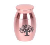 BCOATH Pet Urn Stainless Steel Life Tree Pet Ash Jar Cremation Urn Tank for Dogs Ashes Keepsake Home Decoration