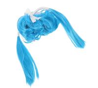 BCOATH Pet Wigs for Small Dogs Funny Halloween Costume Accessory Extra Small to Medium Double Ponytail Wig for Cats and Dogs