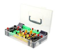 BCOATH Physics Teaching Electrics Experimental Kit for Students Compact Portable Science Equipment with Basic Circuit Components Junior Educational Physics Science Supplies Random Color