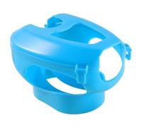BCOATH Pigeon Fixed Tool Feeding Holder Blue Plastic Frame Rack with Foot Ring for Injection and Eye Inspection Suitable for Racing and Pet Birds
