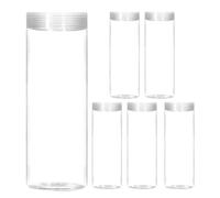BCOATH Plastic Coin Collectors Storage Tubes Coin Protection Tubes 30mm Diameter 6pcs Sturdy Ps Material Easy to Use for Dimes and Pennies for Collection Supplies
