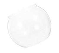 BCOATH Plastic Fish Tank Aquarium for Office Desk Unbreakable Fish Bowl Holder for Goldfish