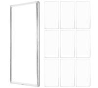 BCOATH Plastic Paper Money Collection Case with 10 Slots for Banknote Storage and Oxidation Resistance, for Collectors and Exhibitions